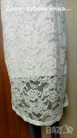 Дантелена рокля с голяма еластичност🍀❤M,L❤🍀арт.4256, снимка 3 - Рокли - 36854787