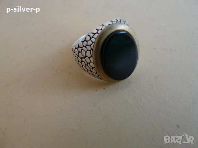  Бутиков мъжки сребърен пръстен - 8 , снимка 2 - Пръстени - 33348762