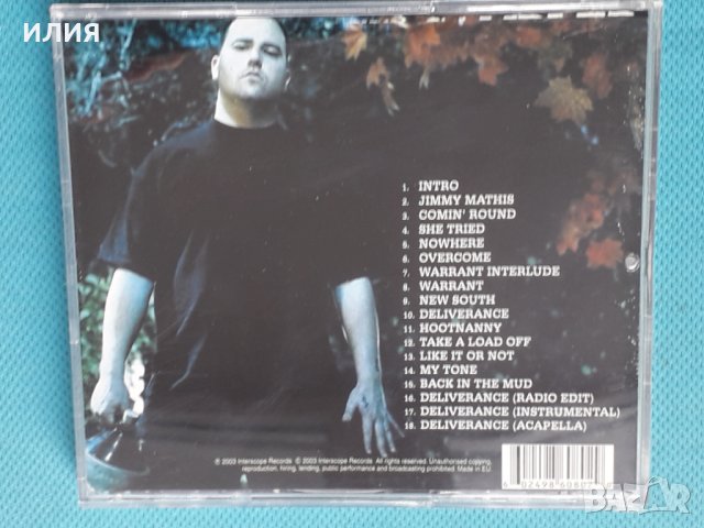 Bubba Sparxxx – 2003 - Deliverance(Hip Hop), снимка 6 - CD дискове - 43845488