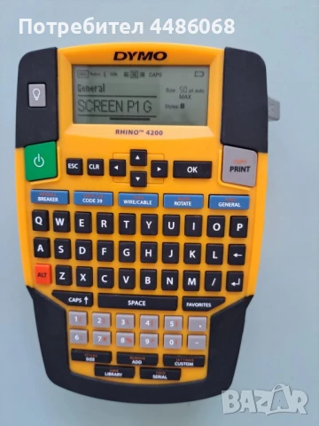 Принтер DYMO Rhino 4200, снимка 6 - Други инструменти - 50651036