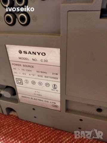 Sanyo c30, снимка 7 - Радиокасетофони, транзистори - 27464734