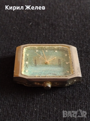 Стилен дамски часовник SEIKO QUARTZ JAPAN с кристали Сваровски интересен модел - 26889, снимка 3 - Дамски - 36548798