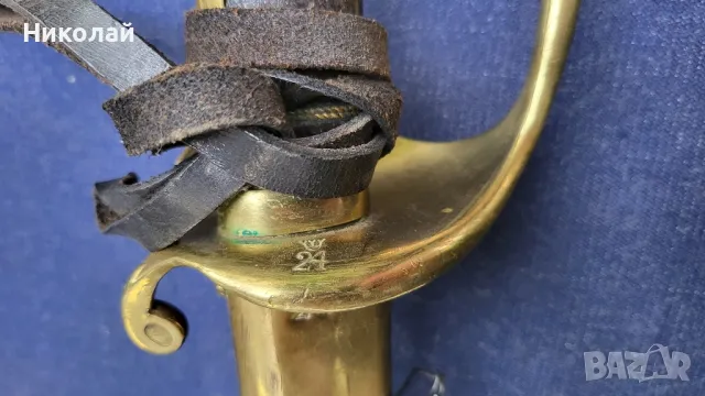 Подофицерска Швеция сабя военноморска модел 1876г., снимка 9 - Антикварни и старинни предмети - 50305325