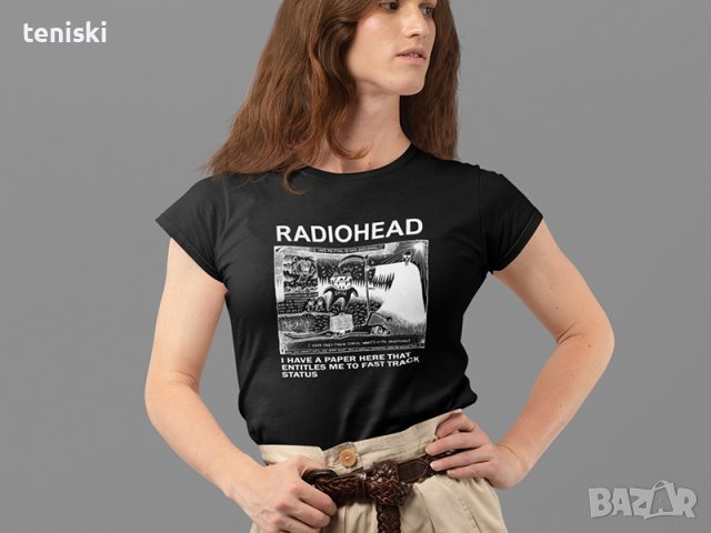 Рок тениски Radiohead 3 модела, снимка 2 - Тениски - 38108977