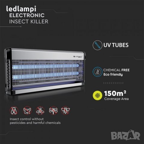 Инсектицидна Лампа 2Х20W, снимка 2 - Други - 32847599