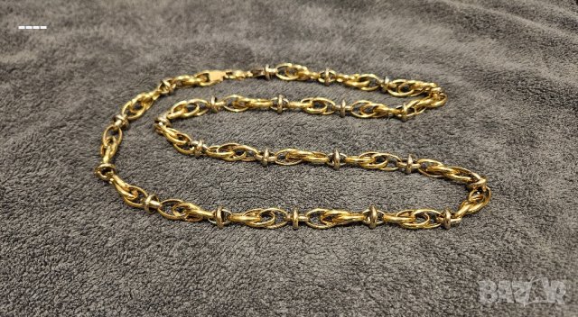 Златен синджир 29гр. / 62см дължина, снимка 4 - Колиета, медальони, синджири - 43681785