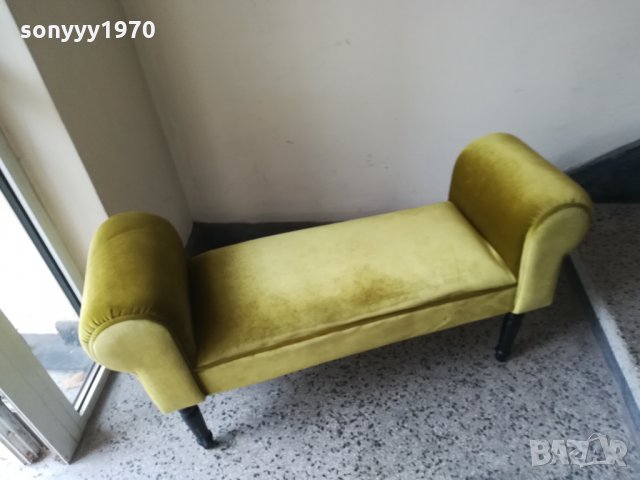 КАНАПЕ-ПЕИКА-100Х53Х30СМ ТАБУРЕТКА ОТ ГЕРМАНИЯ 3110211659, снимка 3 - Антикварни и старинни предмети - 34643119