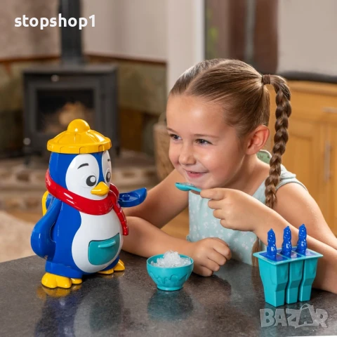 Играчка за лед "Полярен пингвин" | Хрупкава машина за лед с форма на пингвин за деца с форма на куб , снимка 6 - Образователни игри - 50738303