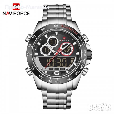 Мъжки часовник NaviForce многофункционален NF9188 SВS. , снимка 1 - Мъжки - 34799812