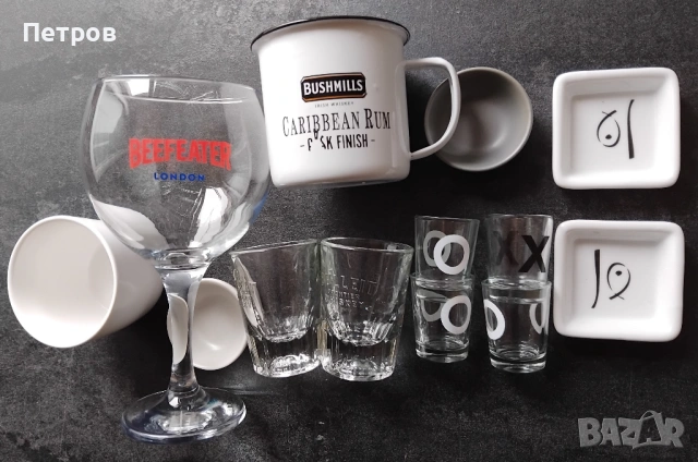 Комплект чаши - за Bullet Whiskey, Beefeater, Bushmills, снимка 4 - Чаши - 53173724