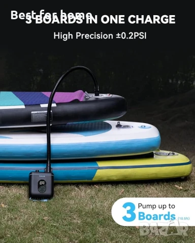  TOPUMP Електрическа ,акумулаторна, двустепенна помпа за SUP със 7 дюзи , снимка 3 - Друга електроника - 50583819