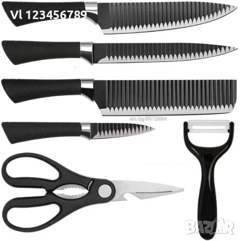 Zepter ножове комплект /6 бр/, снимка 5 - Прибори за хранене, готвене и сервиране - 50108163