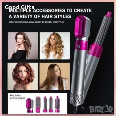 Уред за стилизиране на коса 5в1 Hair Dryer, снимка 4 - Други - 38095578