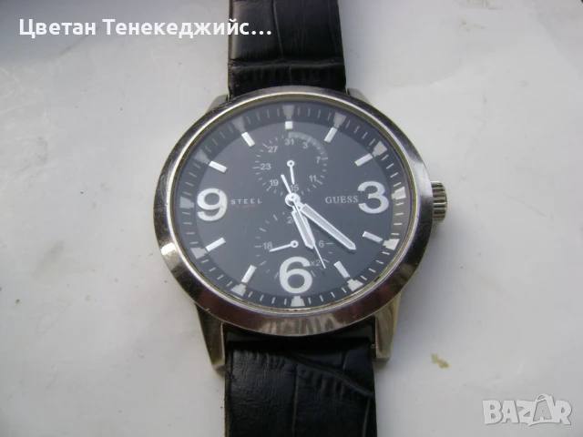 Продавам 5 броя кварцови часовника Guess,C.Comberti,Swatch,Master Anker, снимка 2 - Мъжки - 51031312