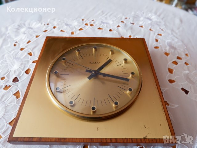 Колекционерски стенен часовник Weimar - ГДР, 50+ годишен, снимка 4 - Антикварни и старинни предмети - 32381464
