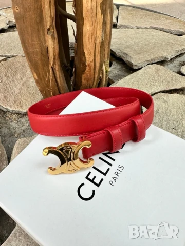 колани от естествена кожа в кутия celine , снимка 2 - Колани - 50761236