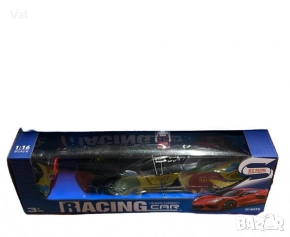 Полицейска скоростна кола с дистанционно управление, снимка 5 - Коли, камиони, мотори, писти - 52434347