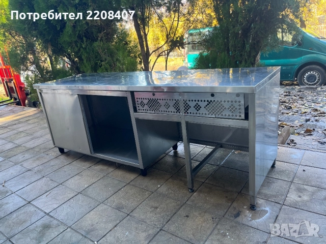Работна маса неръждавейка, снимка 5 - Обзавеждане на кухня - 52391786