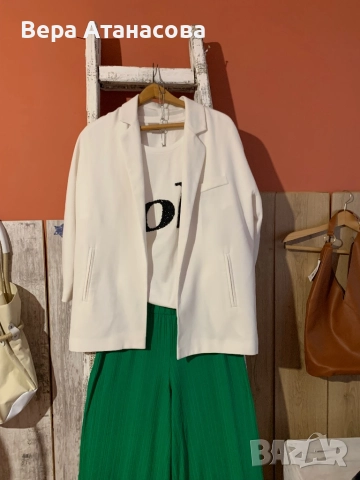 ❤️‍🔥 ASOS🍒 бял блейзър❤️ м/л👜, снимка 2 - Сака - 51828317