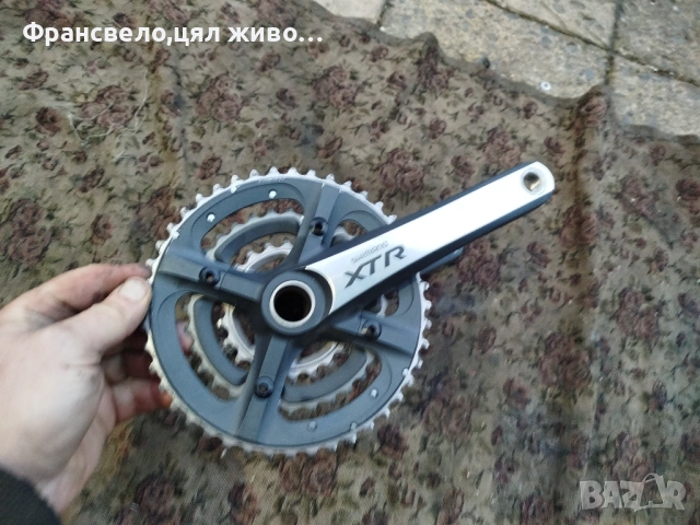 Два броя цена за брой Курбел със средно движение за велосипед колело Shimano xtr fc m 970, снимка 8 - Части за велосипеди - 52458185