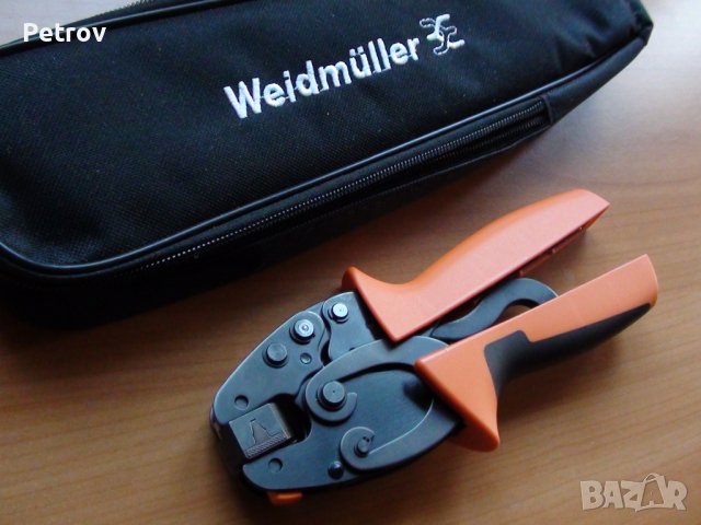 Weidmüller PZ 6 Roto L - Made in Germany - ЧИСТО НОВИ ПРОФЕСИОНАЛНИ Кримп Клещи 0,14 - 6 mm² GERMANY, снимка 7 - Клещи - 44005137