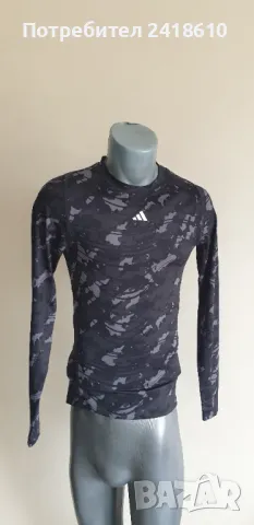 Adidas Techfit  Stretch Camo Mens Size S  НОВО! ОРИГИНАЛ! Мъжка Спортна Блуза !