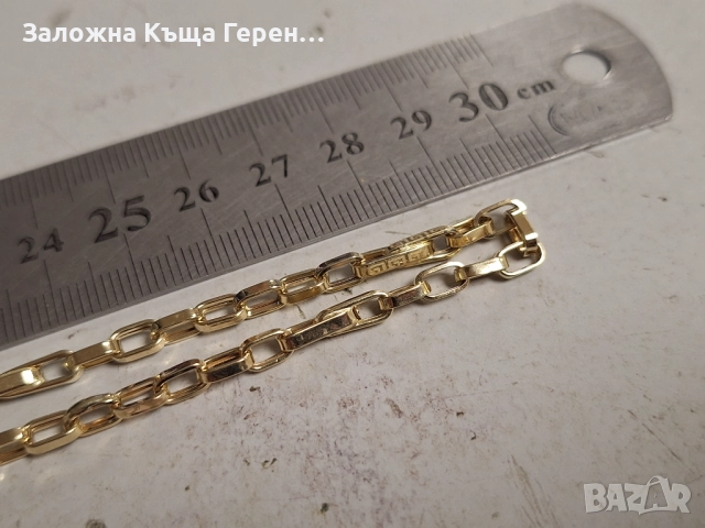 Златен синджир 8,08гр.14к, снимка 4 - Колиета, медальони, синджири - 52629774