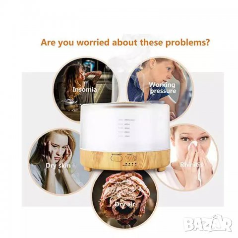 Ново! Музикален Дифузер овлажнител за ароматерапия с Bluetooth колонка, Арома дифузер, блутут музика, снимка 6 - Други - 38728317