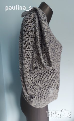 Мрежест кроп пуловер с ръкави от лактите "Only"® / унисайз , снимка 4 - Блузи с дълъг ръкав и пуловери - 36620395