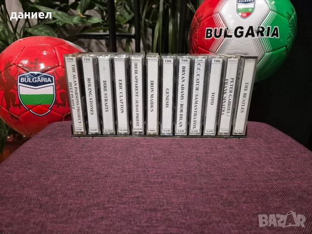 Качествени аудио касети TDK, MAXELL и HITACHI 60/90 с готина рок и поп музика + подарък