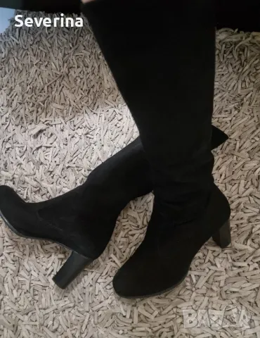  Mannori luxury *Ест. ластичен велур нови ботуши 40 н., снимка 7 - Дамски ботуши - 48730844