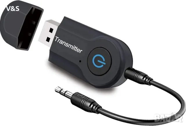 Blutooth предавател Безжичен Bluetooth адаптер 3,5 мм жак AUX + USB, снимка 3 - Други - 48132798