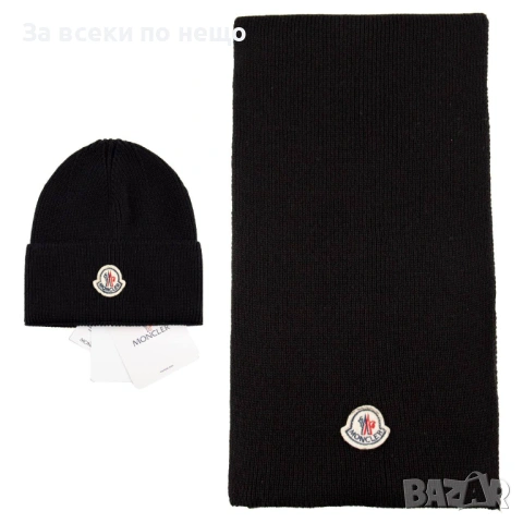 Moncler Комплект Зимен Шал И Зимна Шапка - Налични Различни Цветове Код SK431, снимка 4 - Шалове - 53027578
