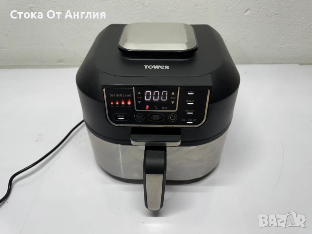  Еър Фрайър - Tower 5.6L, 5 In 1Grill Black