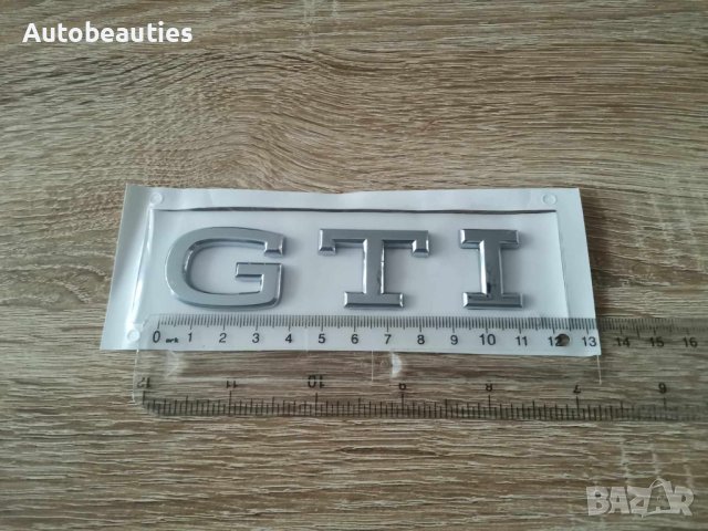 Volkswagen GTI сребриста емблема лого, снимка 2 - Аксесоари и консумативи - 43868643