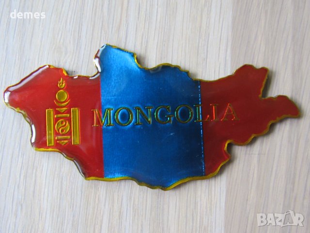 Автентичен магнит от Монголия-серия, снимка 3 - Колекции - 43250981