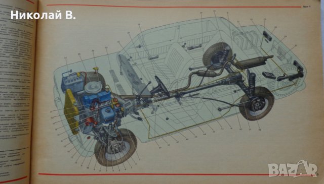 Книга Цветен албум автомобили Жигули ВаЗ 2101/2102/2103Москва Машиностроение 1978 год, снимка 3 - Специализирана литература - 37079481