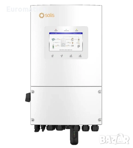 Монофазен хибриден инвертор Solis 10 kW S6-EH1P10K-L-PLUS - Low voltage