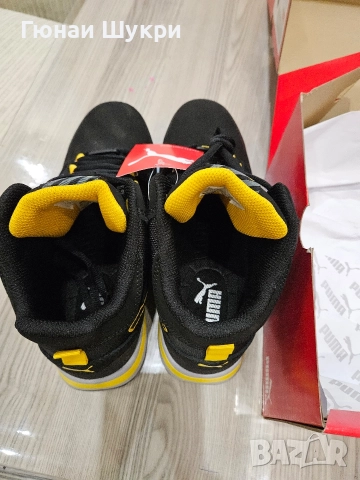Работни защитни обувки Puma Crosstwist black mid Sb, снимка 4 - Маратонки - 52616801