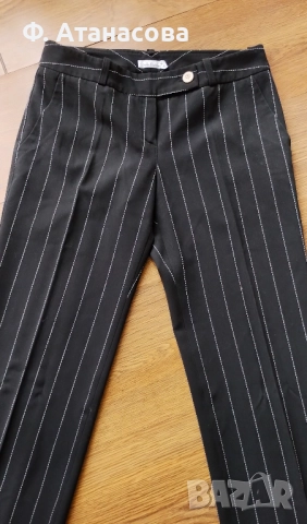 Дизайнерски елегантен панталон Стела Белчева, р-р XS, снимка 7 - Панталони - 51852416