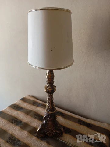 Настолна лампа в бароков стил, снимка 5 - Настолни лампи - 50933333