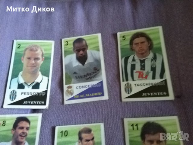 Футболни картички за албум на Манчестър Юнайтед-Реал М-Интер-Ювентус 2002година, снимка 10 - Футбол - 32973682