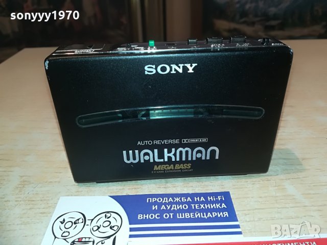 sony wm-190 walkman-made in japan-mettal, снимка 4 - MP3 и MP4 плеъри - 28413376