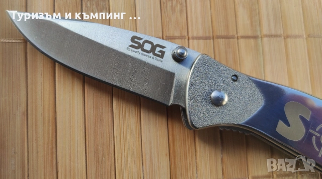 Малък сгъваем нож Sog, снимка 3 - Ножове - 53012295
