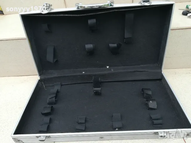 АЛУМИНИЕВ КУФАР ОТ ГЕРМАНИЯ 46Х23Х8СМ 2505251644, снимка 4 - Микрофони - 50422033