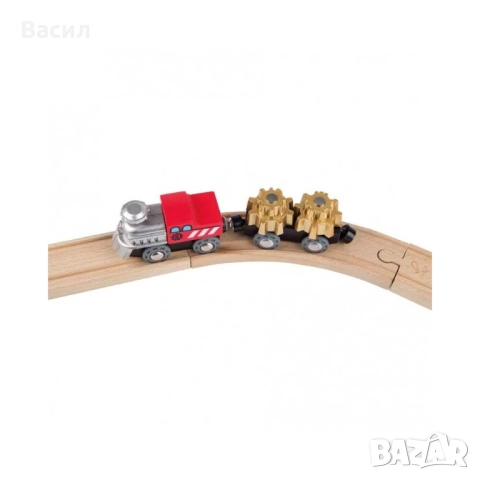 Hape Дървено Влакче с зъбни колела, снимка 4 - Влакчета, самолети, хеликоптери - 52359695