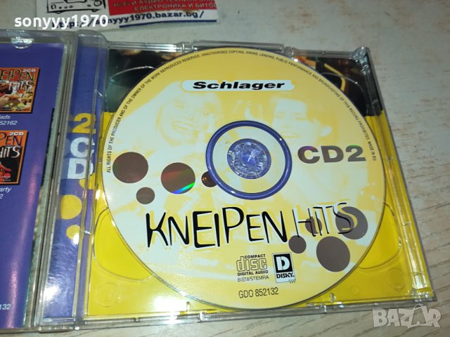 KNEIPEN HITS CD X2 FROM GERMANY 0412230959, снимка 2 - CD дискове - 43263735