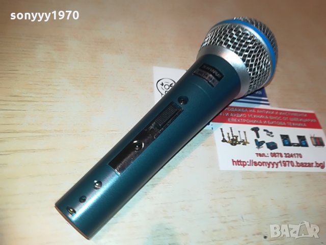 shure beta sm58s-profi-внос швеицария, снимка 8 - Микрофони - 28542014