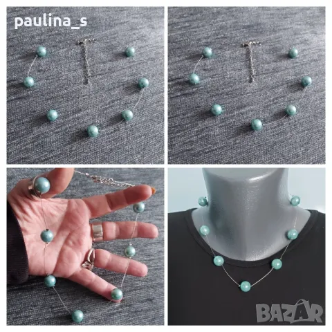 Колиета тип чокър от разноцветни перли / колие, чокър, перли , снимка 10 - Колиета, медальони, синджири - 37327531