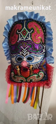 Кукерска маска гугла, нова, Сурва, Кукерландия, маскарад, събори, изкуство,арт, снимка 14 - Декорация за дома - 43807312